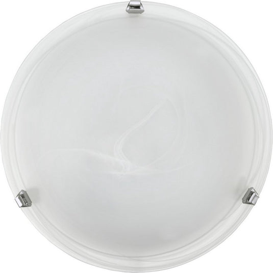 Eglo salome plafond- en wandlamp - e27 - ø 30 cm - grijs wit