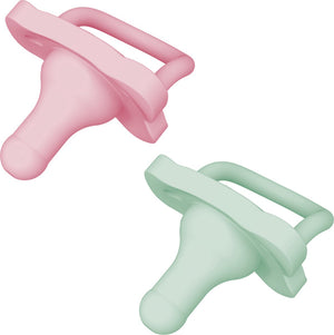 Dr. brown's dr. brown’s happypaci fopspeen - 0-6 mnd - roze groen - 2 stuks