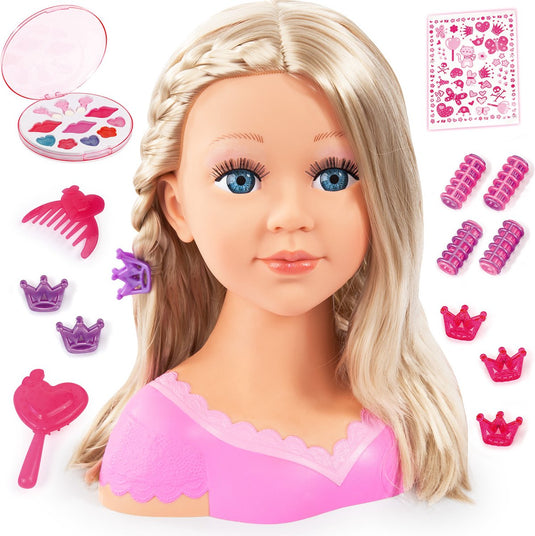Bayer design - kaphoofd charlene super model - blond haar