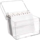 Maul kaartenbak met index a6 acryl 15.9 x 12.7 x 12.5 cm transparant