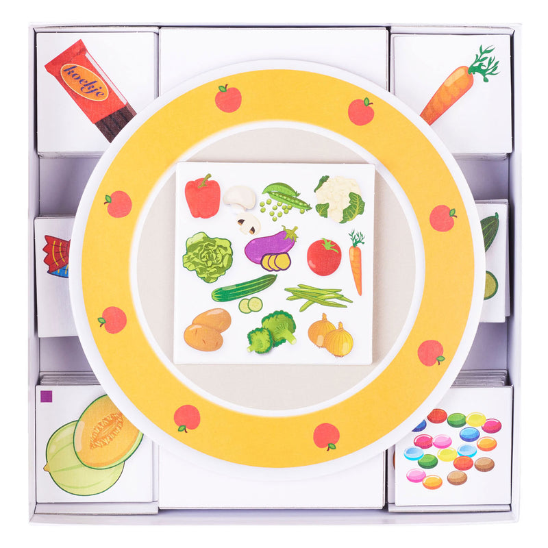 Afbeelding laden in galerijviewer, Rolf basics - vitamientjes op ons bord memo en sorteerspel
