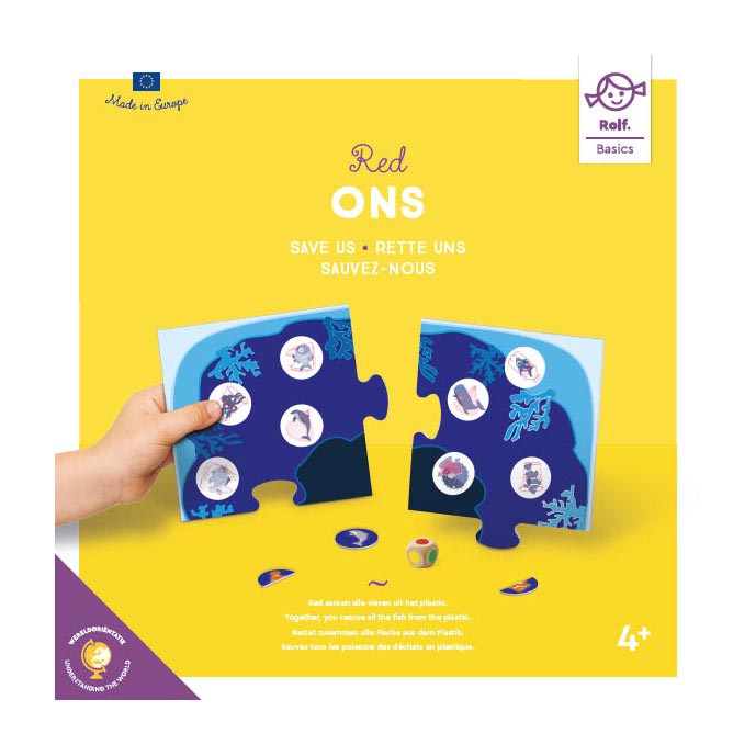 Afbeelding laden in galerijviewer, Rolf basics - red ons zeedieren kinderspel
