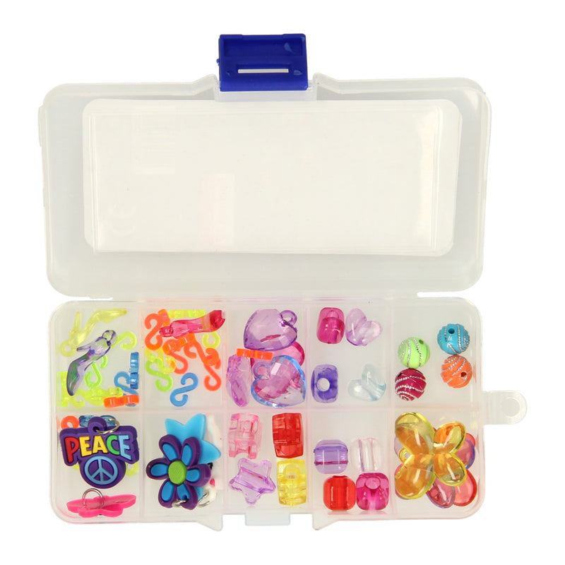 Afbeelding laden in galerijviewer, Loom band accesoires kit, 55dlg.
