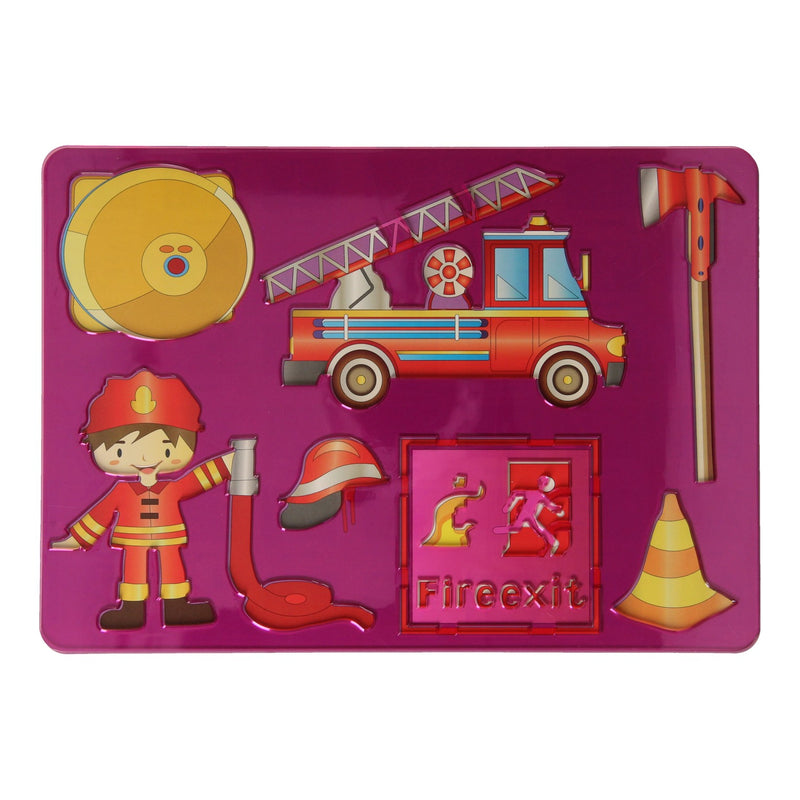 Afbeelding laden in galerijviewer, Tekensjabloon brandweer, 27x19cm
