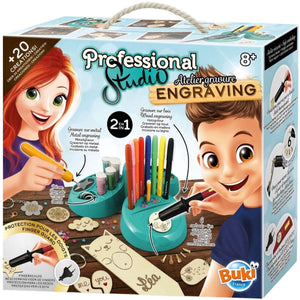 Buki france buki - professional studio engraving workshop - graveren in hout en metaal - creatief speelgoed