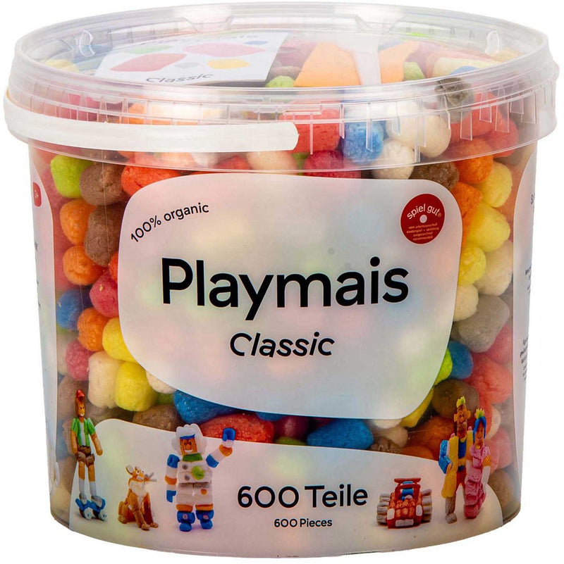 Afbeelding laden in galerijviewer, Playmais basic emmer (> 600 stukjes)
