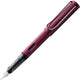 Lamy al-star black purple vulpen | ergonomisch aluminium | stalen penpunt b | inclusief t 10 blauwe inkt | rechtshandig