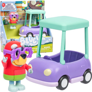 Moose bluey - granny auto janet speelfiguur - speelset