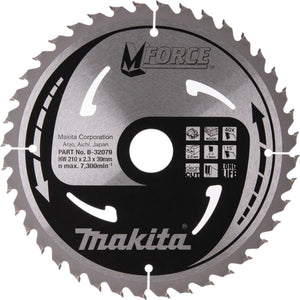 Makita 210 x 30 mm 40-tands cirkelzaagblad hout | mforce - b-32079