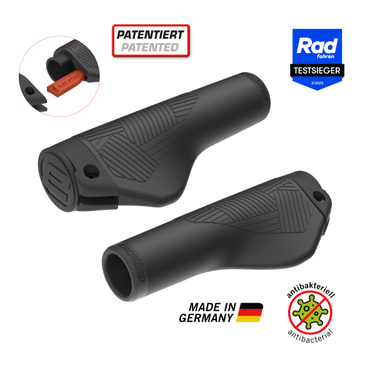 Ergotec handvatset eg-active flex 135 135 mm - zwart