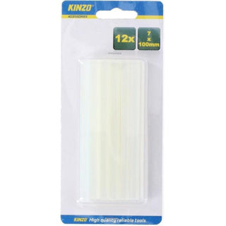 Kinzo lijmpatronen voor lijmpistool 7x100 mm 12 stuks