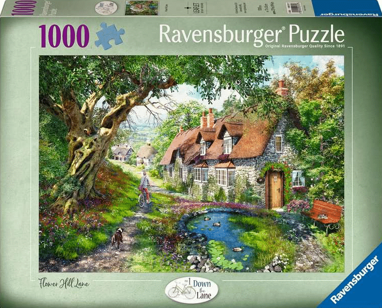 Afbeelding laden in galerijviewer, Ravensburger puzzel flower hill lane - legpuzzel - 1000 stukjes
