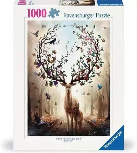 Afbeelding laden in galerijviewer, Ravensburger legpuzzel magisch hert, 1000st.
