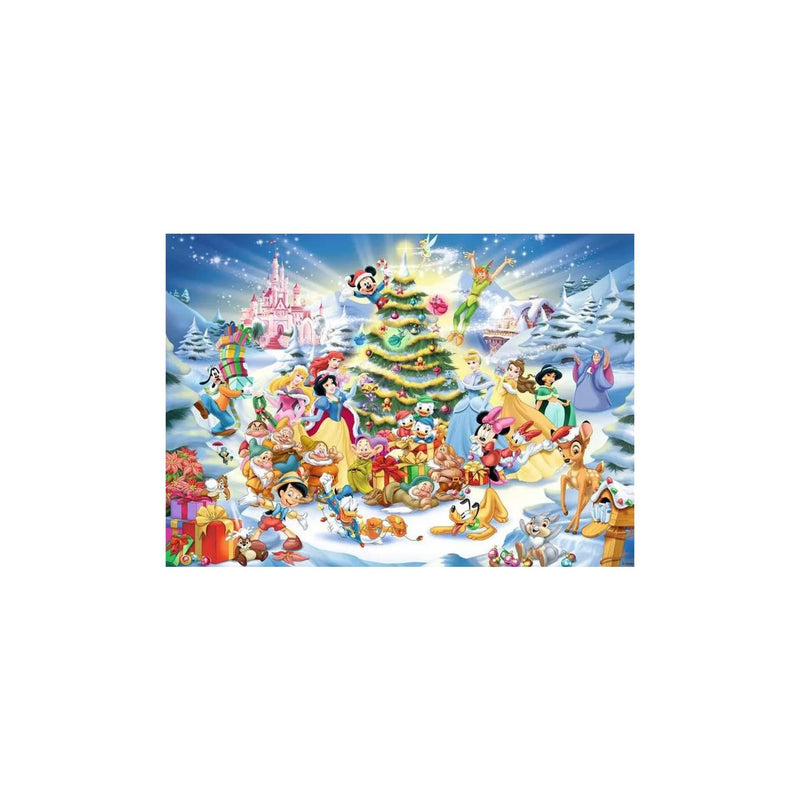 Afbeelding laden in galerijviewer, Ravensburger puzzel wd: kerstmis met disney 1000 stukjes
