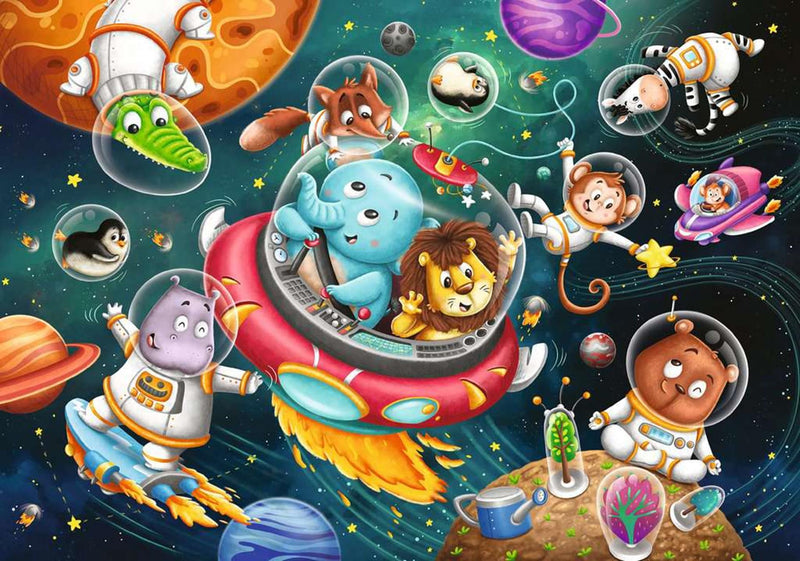 Afbeelding laden in galerijviewer, Ravensburger puzzel space 2x12 stukjes
