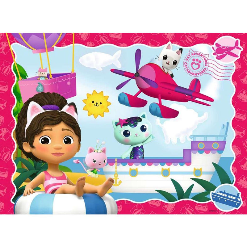 Afbeelding laden in galerijviewer, Ravensburger puzzel gabby's dollhouse 100 xxl stukjes
