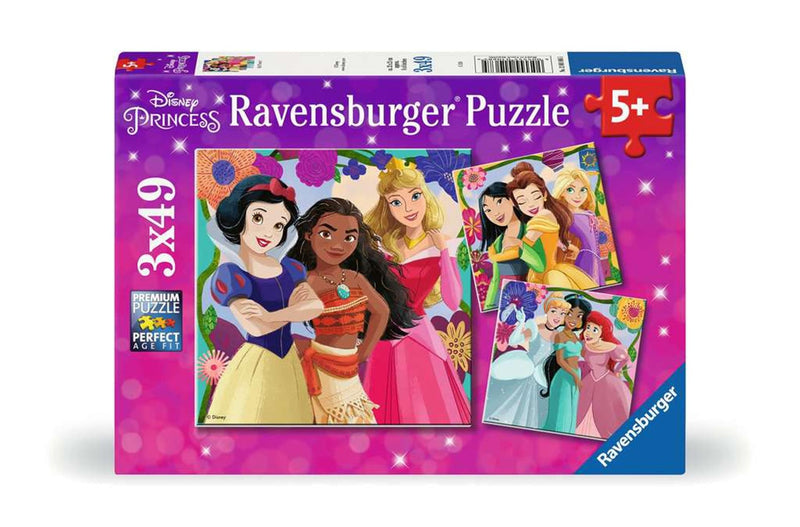 Afbeelding laden in galerijviewer, Ravensburger puzzel disney princess 3x49 stukjes
