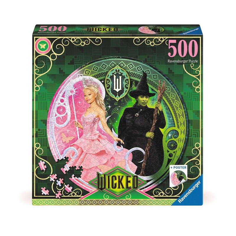 Afbeelding laden in galerijviewer, Ravensburger ronde puzzel wicked 500 stukjes

