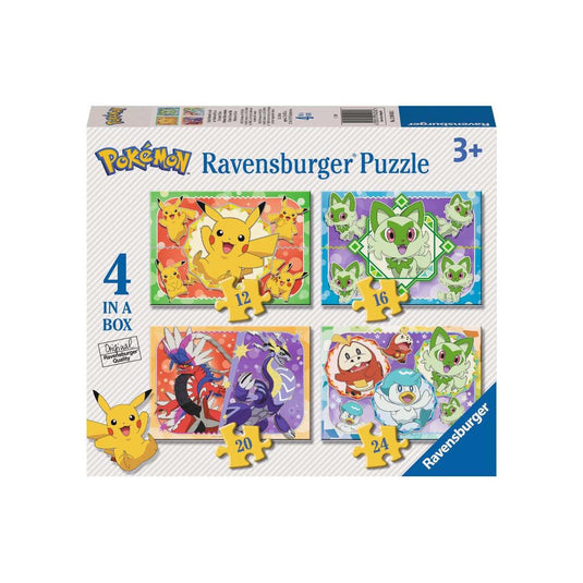 Ravensburger puzzel pokemon - legpuzzel - 12, 16, 20, 24 stukjes