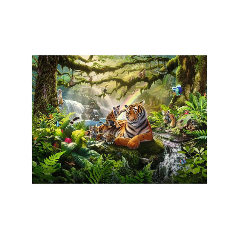 Afbeelding laden in galerijviewer, Ravensburger puzzel jungle wildlife wonders 300 stukjes
