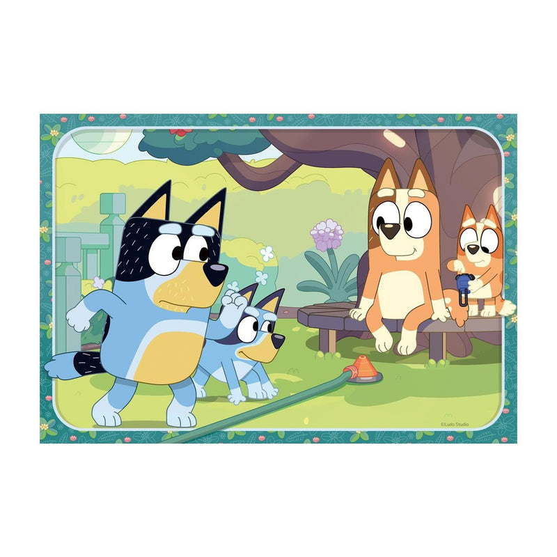 Afbeelding laden in galerijviewer, Ravensburger puzzel bluey 2x12 stukjes
