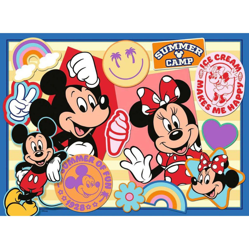 Afbeelding laden in galerijviewer, Ravensburger puzzel mickey minnie 200 xxl stukjes

