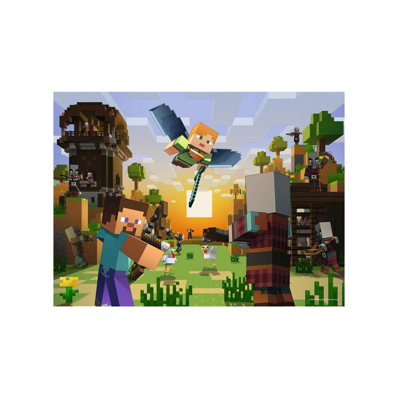 Afbeelding laden in galerijviewer, Ravensburger puzzel minecraft 150 xxl stukjes
