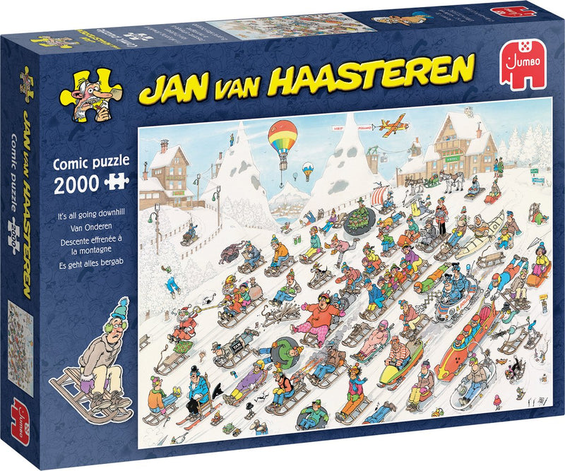 Afbeelding laden in galerijviewer, Jumbo jan van haasteren legpuzzel - van onderen! - 2000st.

