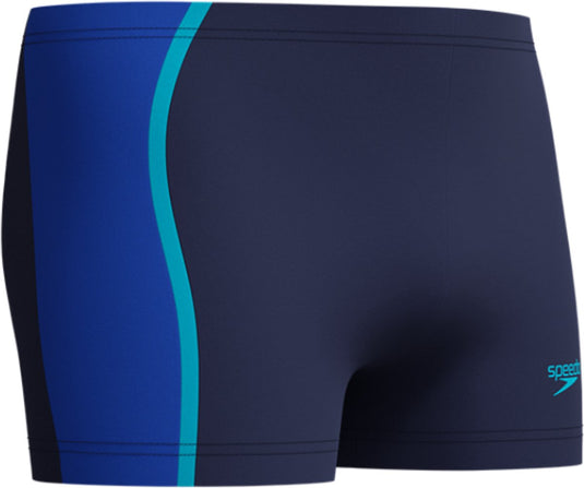 Speedo solid splice aquashort heren sportzwembroek - marine blauw