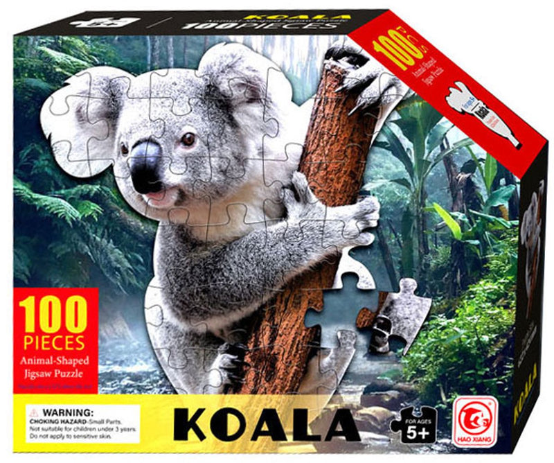 Afbeelding laden in galerijviewer, Lobbes speelgoed bv shape puzzel koala, 100st.
