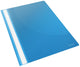 Esselte plastic snelhechter offertemap - blauw - 25 stuks