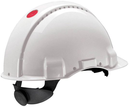 3m peltor g3000 veiligheidshelm met draaiknop - wit