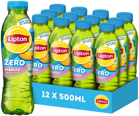 Lipton ice tea green mango zero pet (12x50cl)