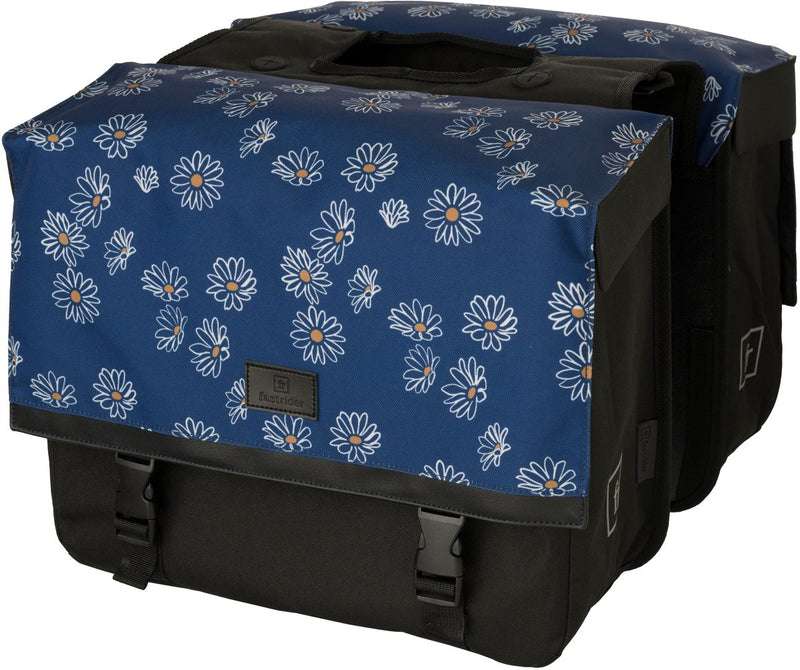Afbeelding laden in galerijviewer, Fastrider nara double bicycle bag trend daisy
