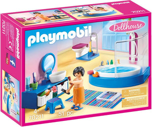 Playmobil dollhouse badkamer met ligbad - 70211