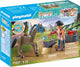 Playmobil horses of waterfall hoefsmid: ben achilles - 71357
