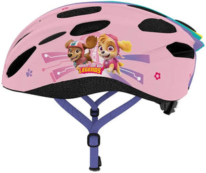 Nickelodeon paw patrol fietshelm - kinderhelm - in-mold technologie - verstelbaar - maat m (52-56 cm) - roze