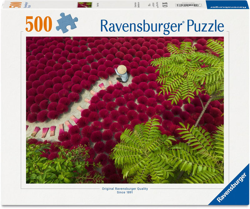Afbeelding laden in galerijviewer, Ravensburger legpuzzel a sea of red - 500st.
