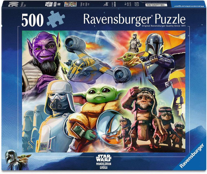 Afbeelding laden in galerijviewer, Ravensburger – the mandalorian and grogu – legpuzzel – 500 stukjes
