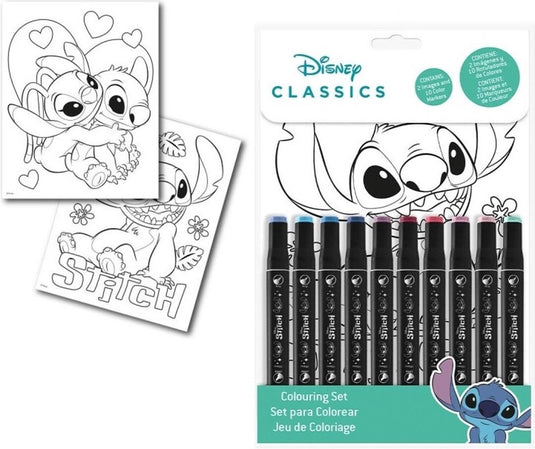 Disney lilo stitch - kleuren op nummer - - kleurpakket - kinderen