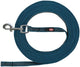 Trixie hondenriem sleeplijn met rubber anti slip petrol blauw