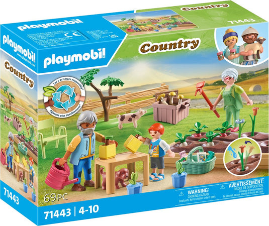 Playmobil country idyllische moestuin bij de grootouders - 71443