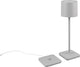 Rl live your light reality fernandez - tafellamp - pastel grijs mat - incl. 1x smd 1,5w - incl. laadstation - oplaadbaar - snoerloos - buitenverlichting - ip54