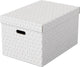 Esselte opbergdoos 628286 large 55 l wit
