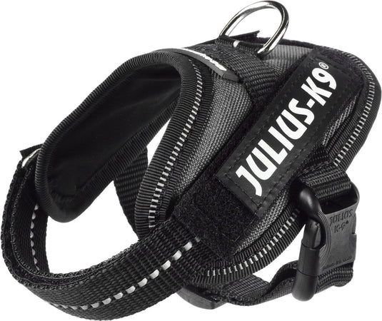 Julius k9 idc powertuig harnas - baby 1 30-40 cm - xxxs - antraciet