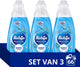 Robijn quickwash - vloeibaar wasmiddel - morning dew - 3 flessen - 66 wasbeurten - voordeelverpakking