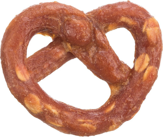 Trixie mini pretzel honden snack - eiwitrijke kip 69% - 300 stuks, 6 x 4 cm