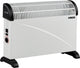 Noveen convector heater ch-5000 met turbo fan - elektrische convector verwarming kachel - staand of hangend - maximaal 2000w - wit