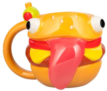 Paladone fortnite durrr burger shaped mug – officieel gelicentieerde 450 ml keramische mok-