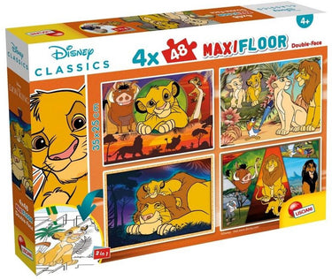 Lisciani disney puzzle maxifloor 4 x 48 lion king